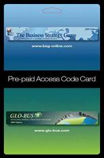 Business Strategy Game (BSG) Glo-Bus Pre-Paid Access Code Card 2nd