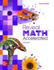 Reveal Math, Accelerated, Volume 1, Teacher edition, c.2021,9780078997259, 0078997259 