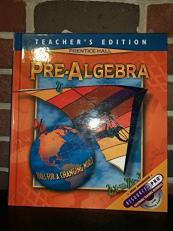 Pre-Algebra Teacher's Edition: Tools for a Changing World 