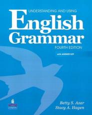 Understanding and Using English Grammar with Audio CDs and Answer Key 4th