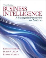 Business Intelligence : A Managerial Perspective on Analytics 3rd