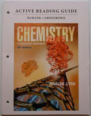 Active Reading Guide for AP Chemistry: A Molecular Approach Third Edition