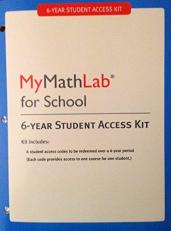 MyMathLab for School (6-year Access), 1/e