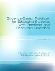 Evidence-Based Practices for Educating Students with Emotional and Behavioral Disorders, Pearson EText with Loose-Leaf Verison -- Access Card Package 2nd