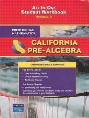 Math Prealgebra All in One (California Edition)-Workbook
