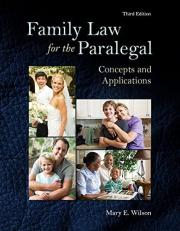 Family Law for the Paralegal : Concepts and Applications 3rd