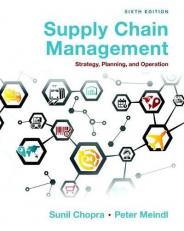 Supply Chain Management : Strategy, Planning, and Operation 6th