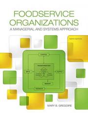 Foodservice Organizations : A Managerial and Systems Approach 9th