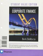 Corporate Finance, Student Value Edition 4th