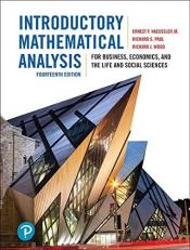 Introductory Mathematical Analysis for Business, Economics, and the Life and Social Sciences - Text Only (Canadian) 14th