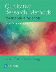 Qualitative Research Methods for the Social Sciences 9th
