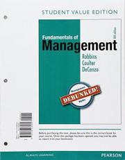 Fundamentals of Management : Essential Concepts and Applications, Student Value Edition 10th
