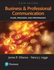 Business and Professional Communication : Plans, Processes, and Performance 6th