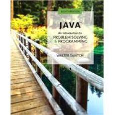 Java: An Introduction to Problem Solving and Programming 8th