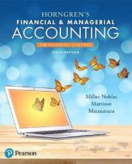 Horngren's Financial and Managerial Accounting, the Financial Chapters 6th