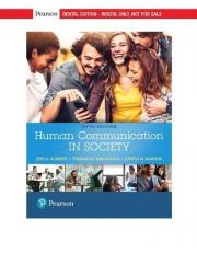 Human Communication in Society 5th