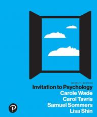 Invitation to Psychology 7th
