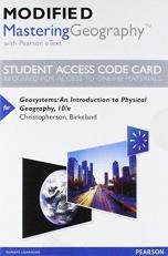 Modified Mastering Geography with Pearson EText -- Standalone Access Card -- for Geosystems : An Introduction to Physical Geography 10th