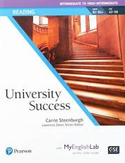 University Success: Intermediate Reading Student Book with MyEnglishLab 