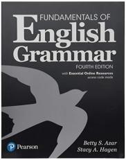 Fundamentals of English Grammar with Online Access 4th