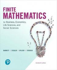 Finite Mathematics for Business, Economics, Life Sciences, and Social Sciences 14th