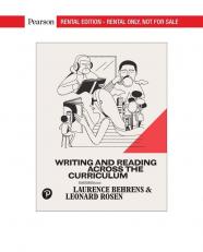 Writing And Reading Across Curriculum 14th