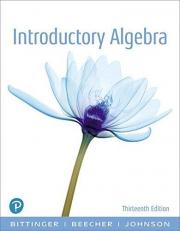Introductory Algebra, Books a la Carte Edition 13th