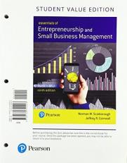 Essentials of Entrepreneurship and Small Business Management, Student Value Edition 9th
