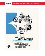 Writing Arguments : A Rhetoric with Readings 11th