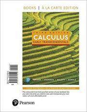 Calculus : Early Transcendentals, Books a la Carte Edition 3rd