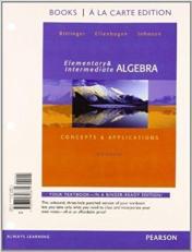 Elementary and Intermediate Algebra : Concepts and Applications, Books a la Carte Edition Plus MyMathLab -- Access Card Package 7th