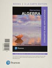 Elementary Algebra : Concepts and Applications, Books a la Carte Edition Plus MyMathLab -- Access Card Package 10th