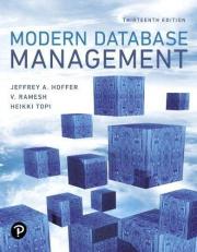 Modern Database Management 13th