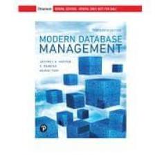 Modern Database Management 13th