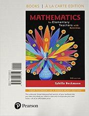 Mathematics for Elementary Teachers with Activities, Loose-Leaf Edition Plus Mylab Math -- 24 Month Access Card Package