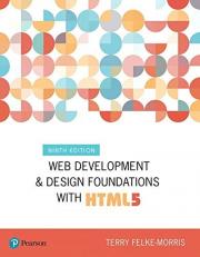 Web Development and Design Foundations with HTML5 9th
