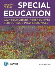 Special Education: Contemporary Perspectives for School Professionals 5th