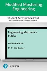 Modified Mastering Engineering with Pearson EText -- Standalone Access Card -- for Engineering Mechanics : Statics 15th