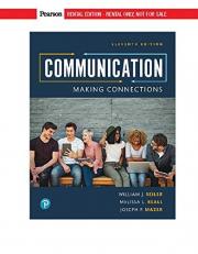 Communication : Making Connections, Print Edition 11th