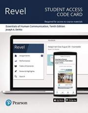 Revel Access Code for Essentials of Human Communication 10th