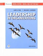 Leadership in Organizations [RENTAL EDITION] 9th