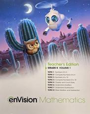 enVision Mathematics 2020 National Teacher Edition Grade K Volume 1, c. 2020, 9780134953816, 0134953819 
