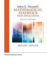 John E. Freund's Mathematical Statistics with Applications (Classic Version) 8th