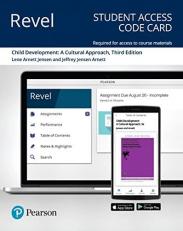 Revel Access Code for Child Development : A Cultural Approach 3rd