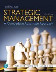 Strategic Management : A Competitive Advantage Approach, Concepts and Cases 17th