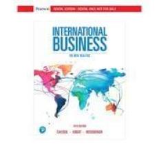 MyLab Management with Pearson eText -- Access Card -- for International Business 5th