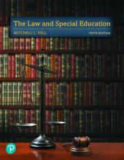 Pearson eText The Law and Special Education -- Instant Access (Pearson+) 5th