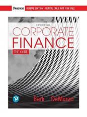 Corporate Finance : The Core 