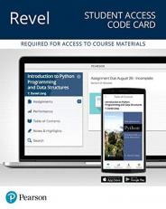 Revel Access Code for Introduction to Python Programming and Data Structures 