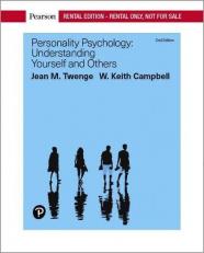 Personality Psychology : Understanding Yourself and Others 2nd